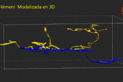 Hinneni 1 4º sector cueva Chorros Modelización 3D