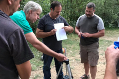 Radiolocalización en el Pozo Azul